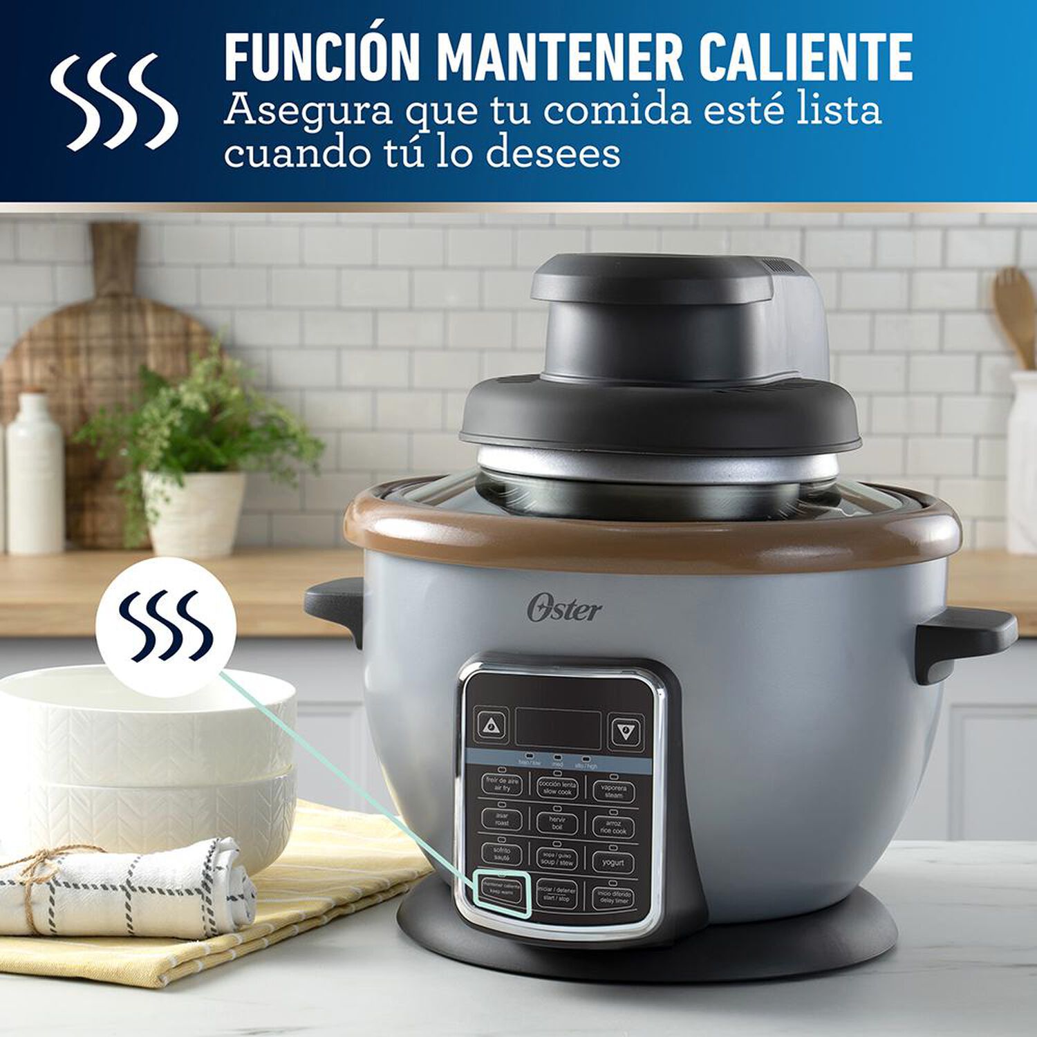 Arrocera con Freidora Oster CKSTRCAF22 / 2.2 Litros image number 9.0