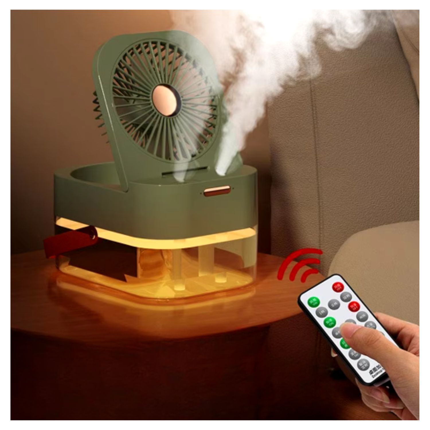 Mini Ventilador Humidificador De Mesa Plegable 2500ml Usb image number 2.0