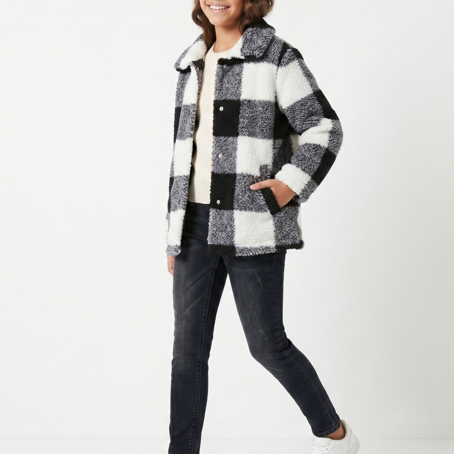 Poleron Chiporro Nina Jacket Polar Oversize Aesthetic image number 1.0