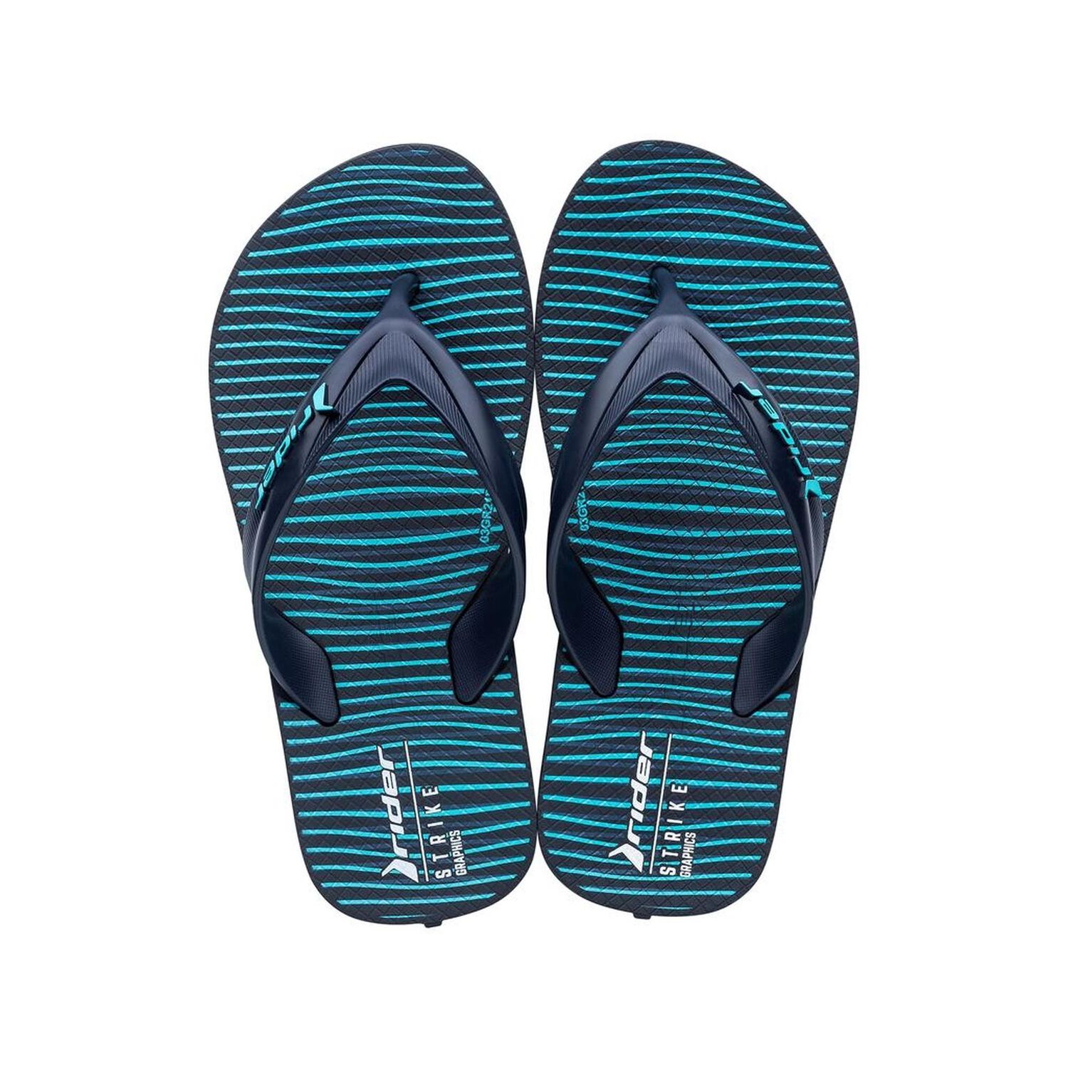 Sandalia Hombre Azul/negro Strike Rider