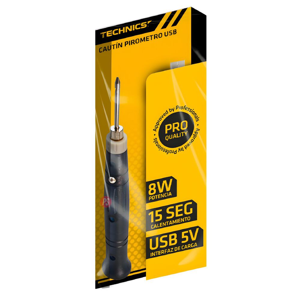 Cautin Usb Technics 8w Portatil Calentamiento Rapido - Ps image number 2.0