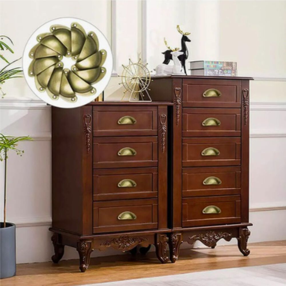 Set 12 Tiradores Para Muebles Dorado image number 3.0