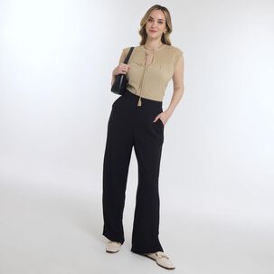 Pantalón Full Print Tiro Medio Palazzo Mujer Geeps