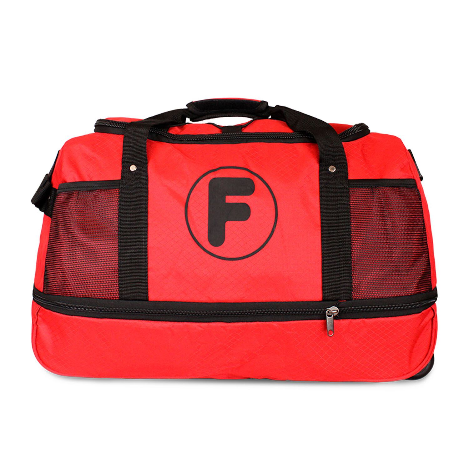 Bolso Mochila Con Ruedas Goliat Rojo + Candado Fila image number 4.0
