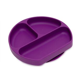 Plato Con Agarre (silicona) / Siliconegripdish Morado