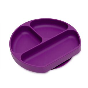 Plato Con Agarre (silicona) / Siliconegripdish Morado