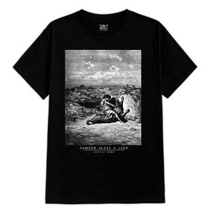Polera Estampada Dore Gustav Samson Slays A Lion