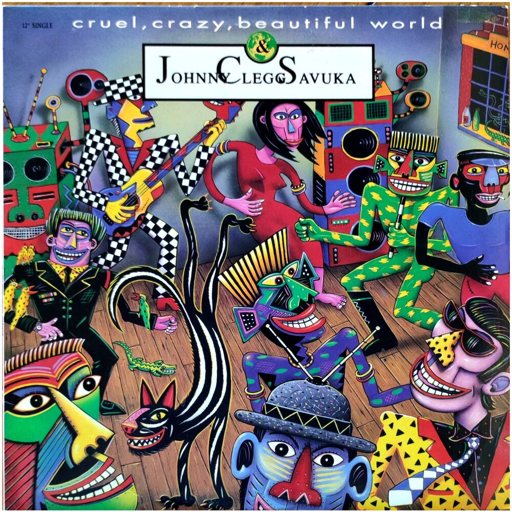Johnny Clegg & Savuka - Cruel, Crazy, Beautiful World | 12" Maxi Single Usado image number 0.0