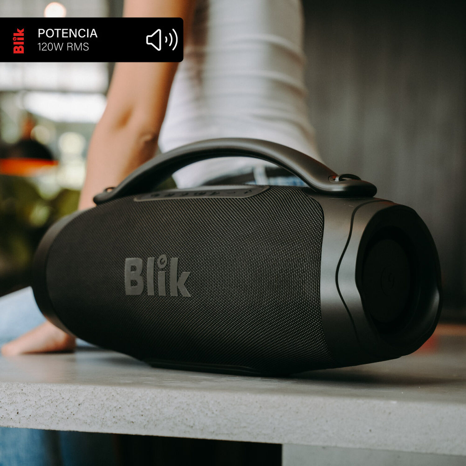 Parlante Bluetooth Blik Powerbass120 image number 2.0