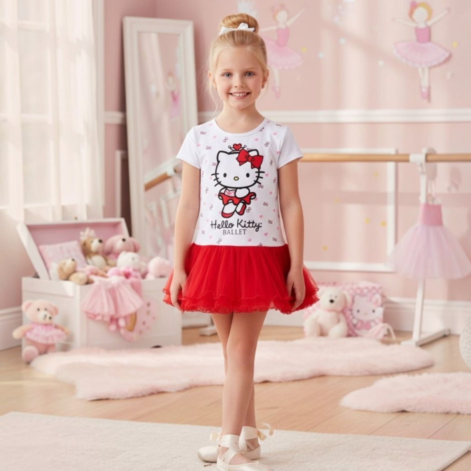 Vestido Ni&ntilde;a Hello Kitty image number 0.0
