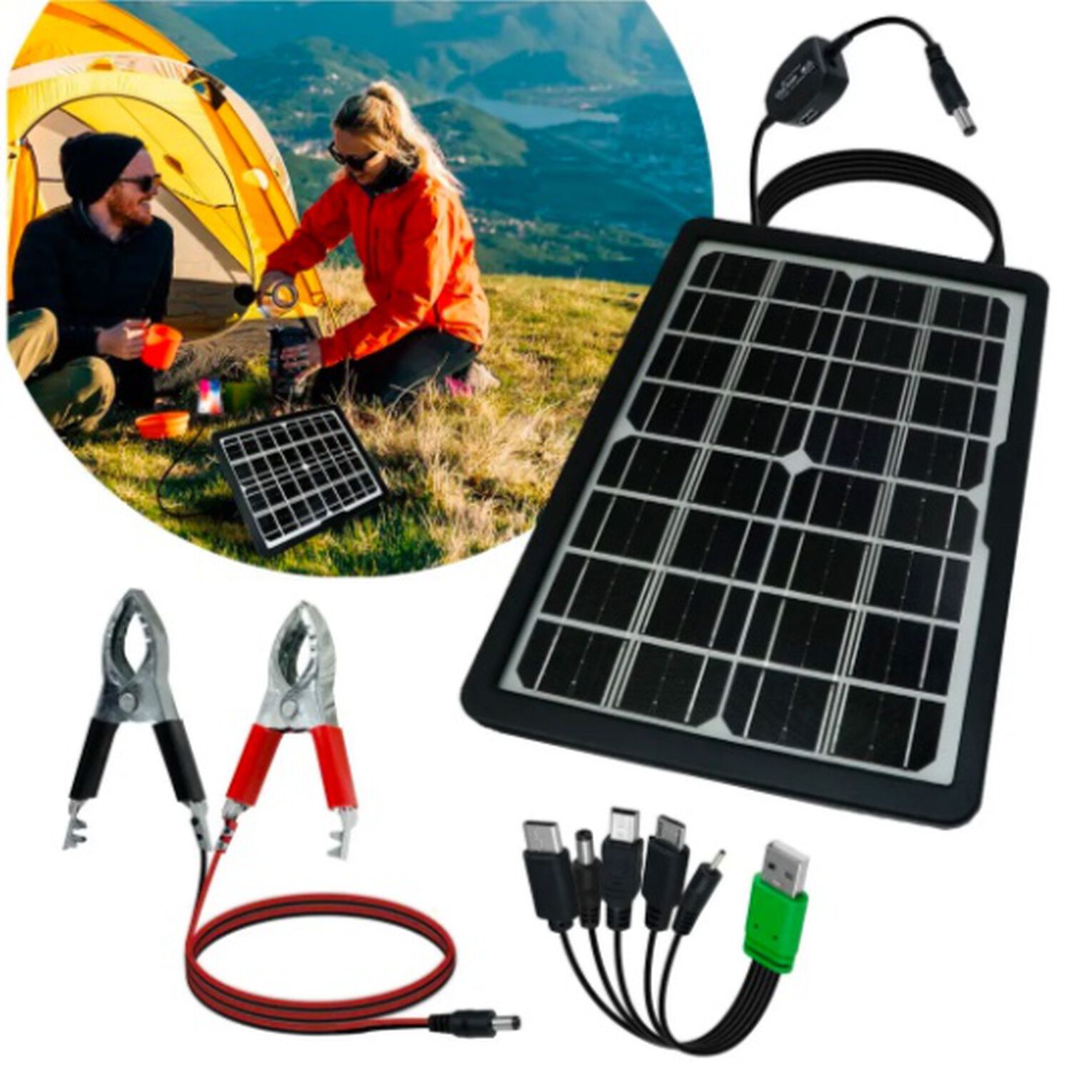 Panel Solar 15w 12v Port&aacute;til image number 0.0