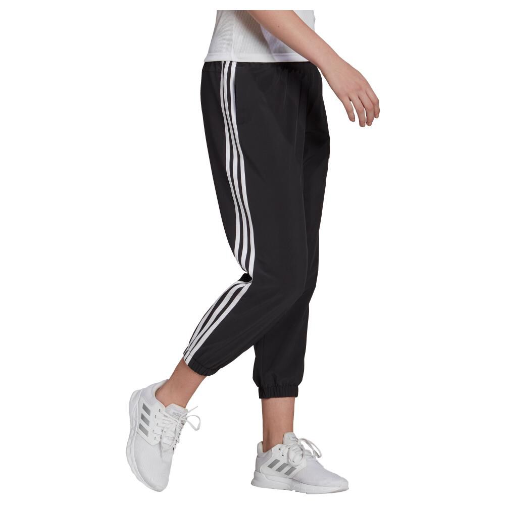 Pantalón corto adidas 3 Stripes para mujer en color amarillo