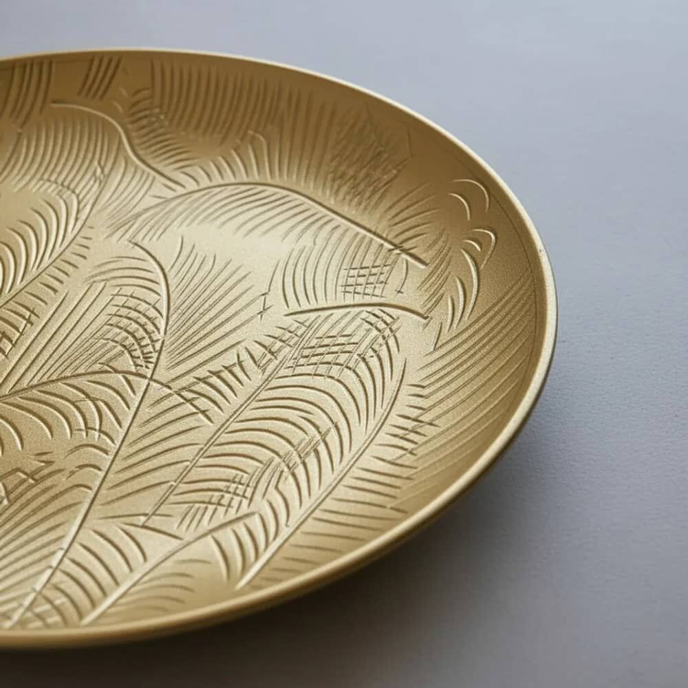 Set De 2 Platos Decorativos - Dise&ntilde;o Hojas image number 4.0