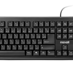 Teclado B&aacute;sico Maxell Kb-90 Conector Usb Negro