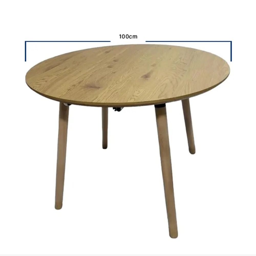 Comedor Mesa Expandible 100 - 180cms + 4 Sillas Cup Gris image number 3.0
