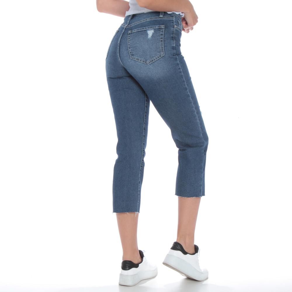 Jeans Tiro Alto Skinny Crop Mujer Wados image number 2.0