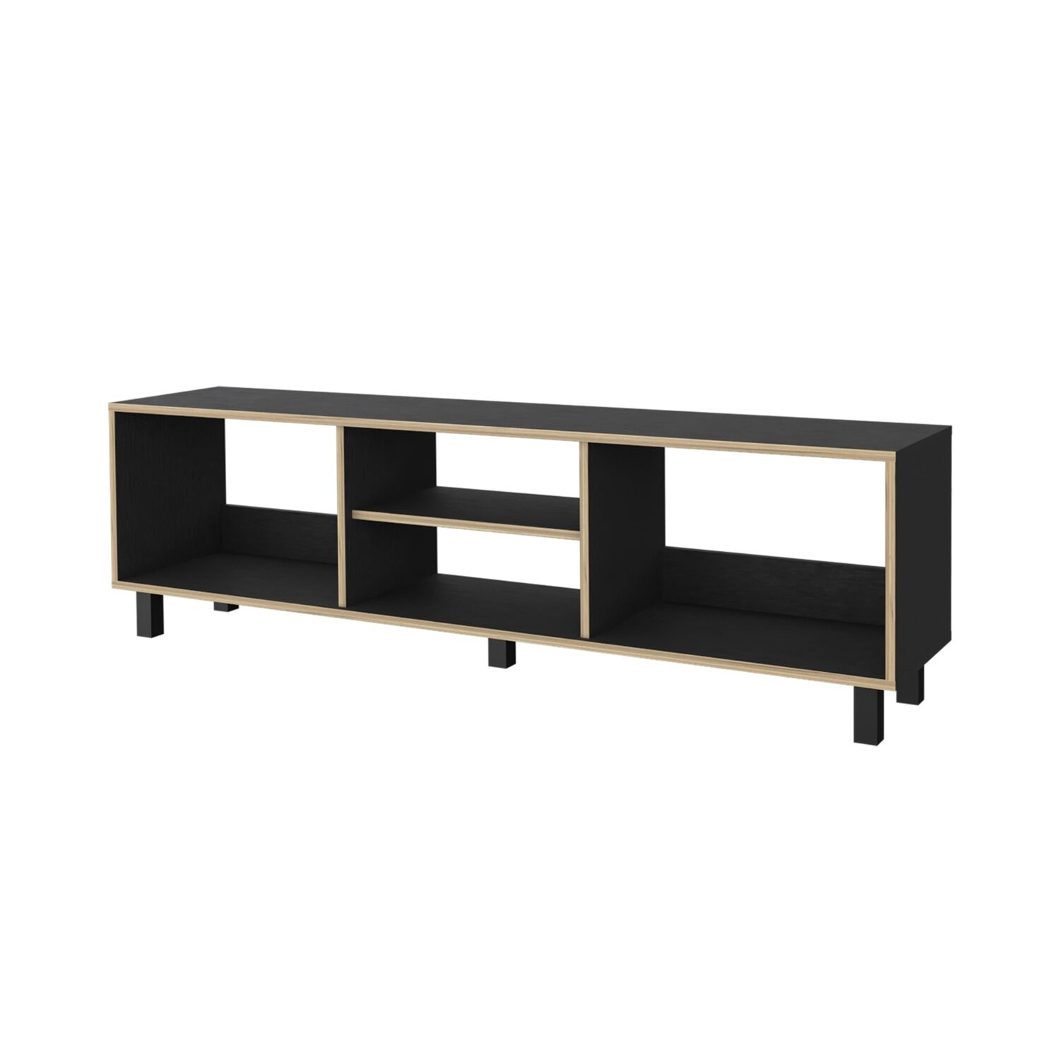 Rack Tv 70" Con 4 Espacios 47,5x160x35 Cm image number 1.0