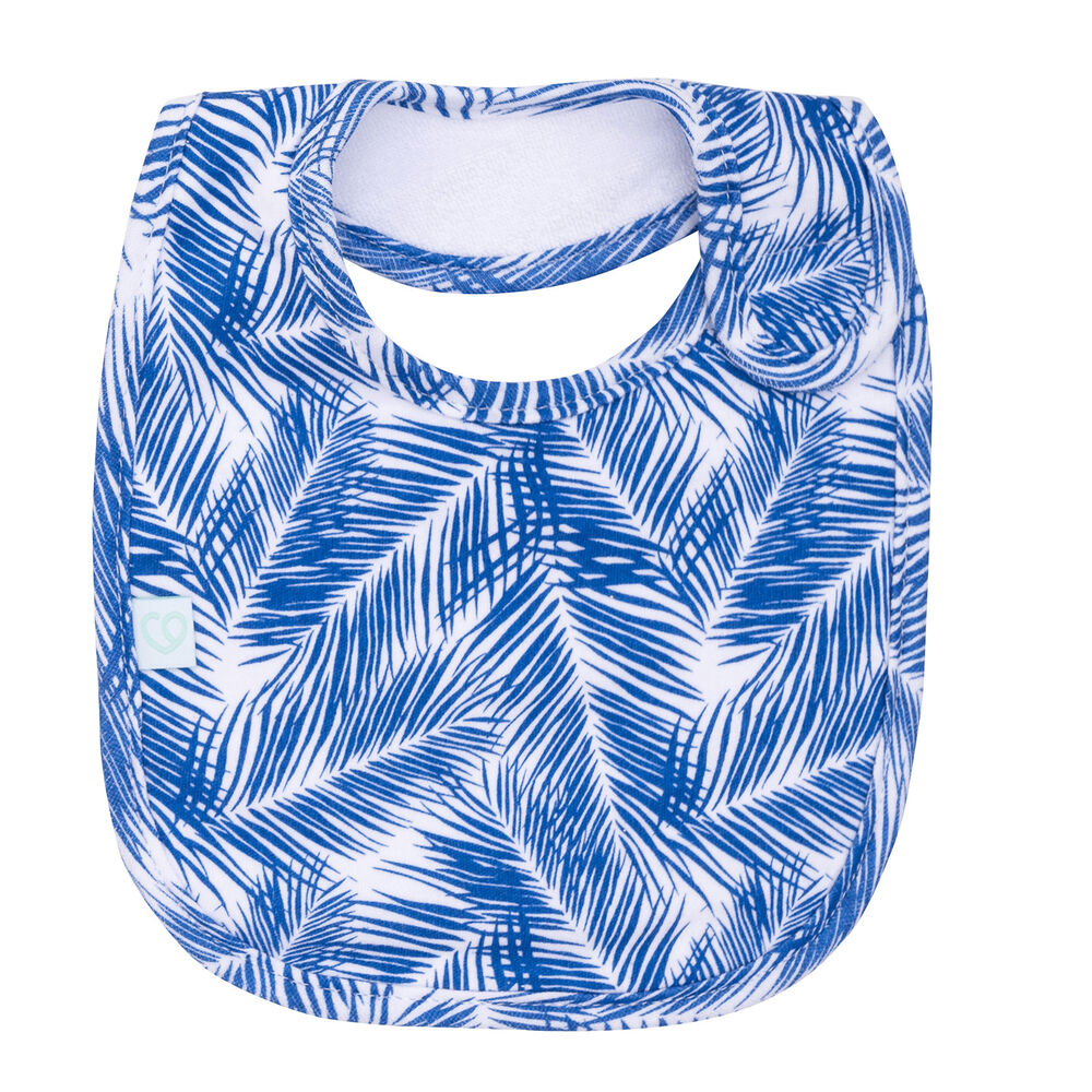 Set 2 Babero Algodón Impermeable Azul Tigre Niño image number 3.0