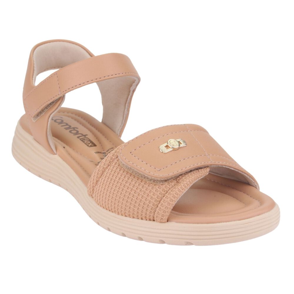 Sandalia Comfortflex Mujer 2251403 Nude Moda image number 2.0