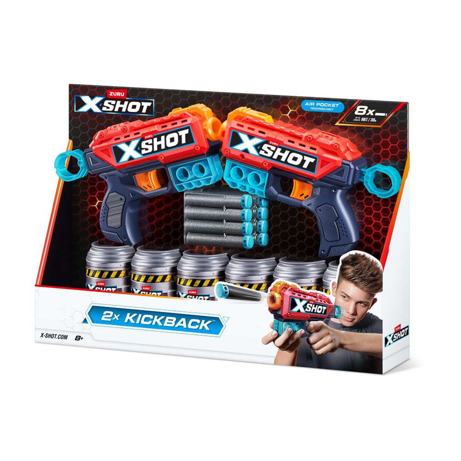 Lanzador X-shot 2x Kickback image number 3.0