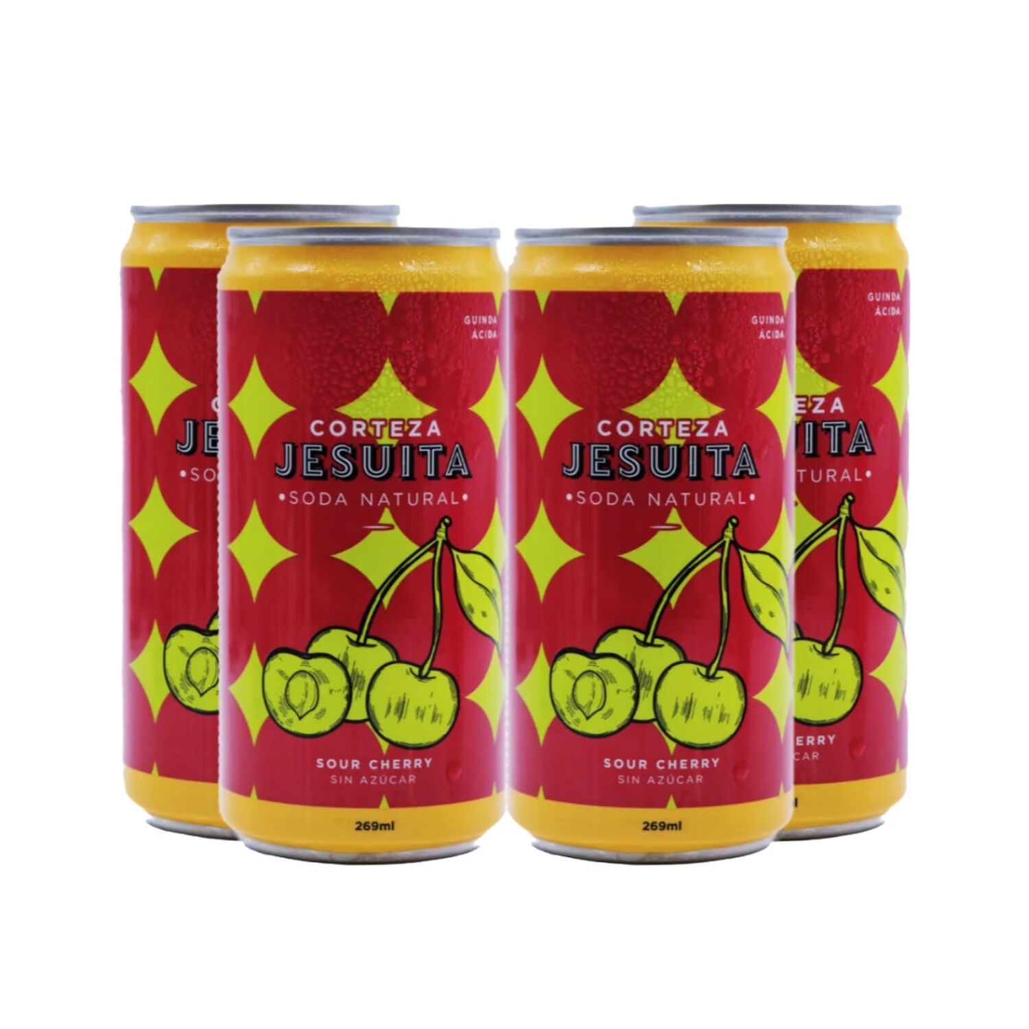 Soda Natural Sour Cherry Corteza Jesuita X4 image number 0.0