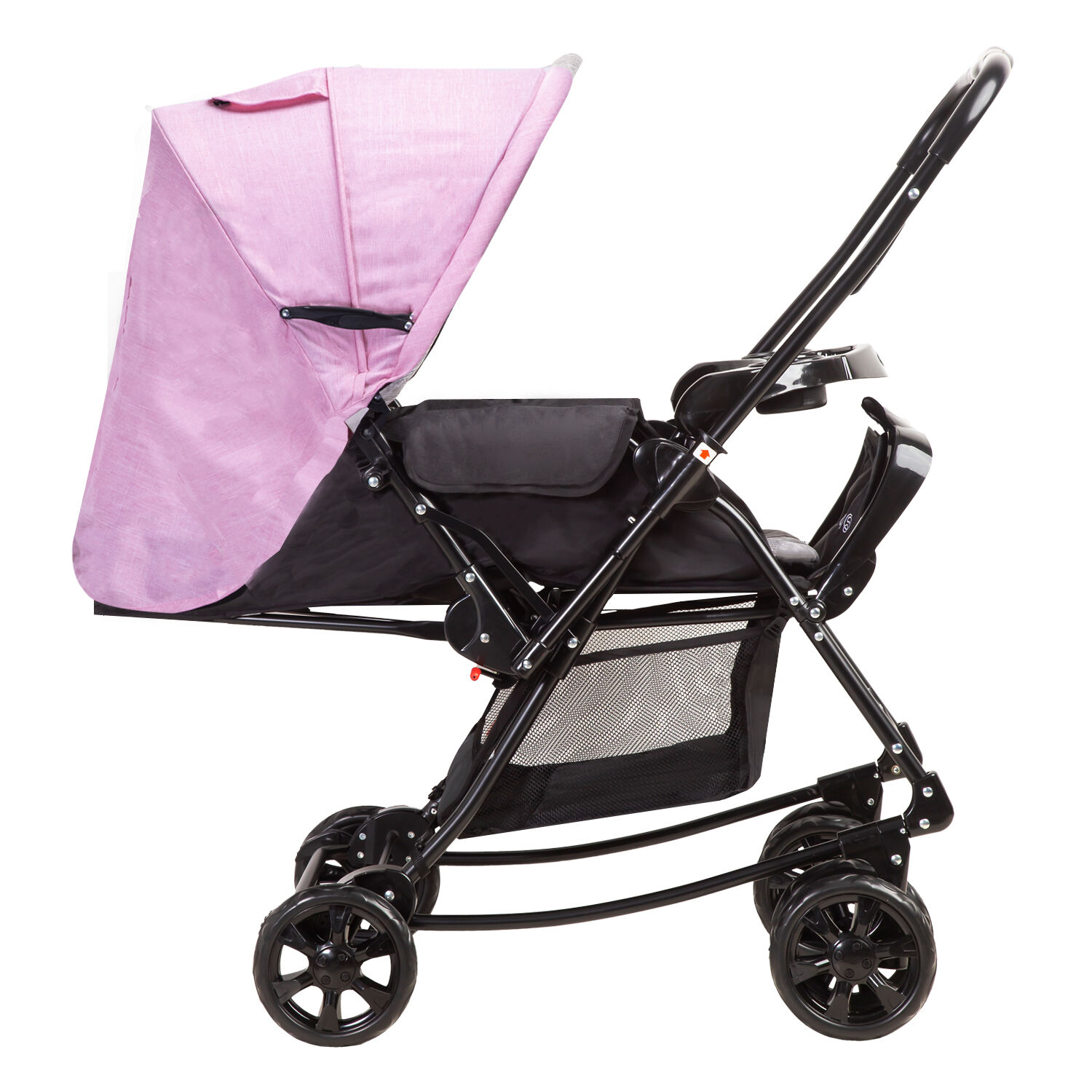 Coche Cuna Balancin Sx Rosado Bebesit image number 1.0