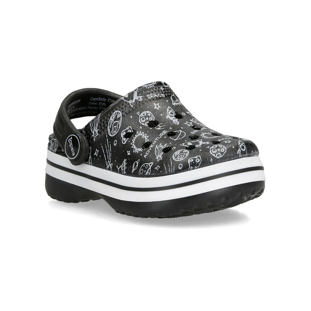 Sandalia Niño Topsis Black image number 0.0