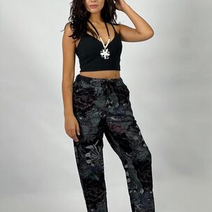 Jogger Italiano Gabardina Floral
