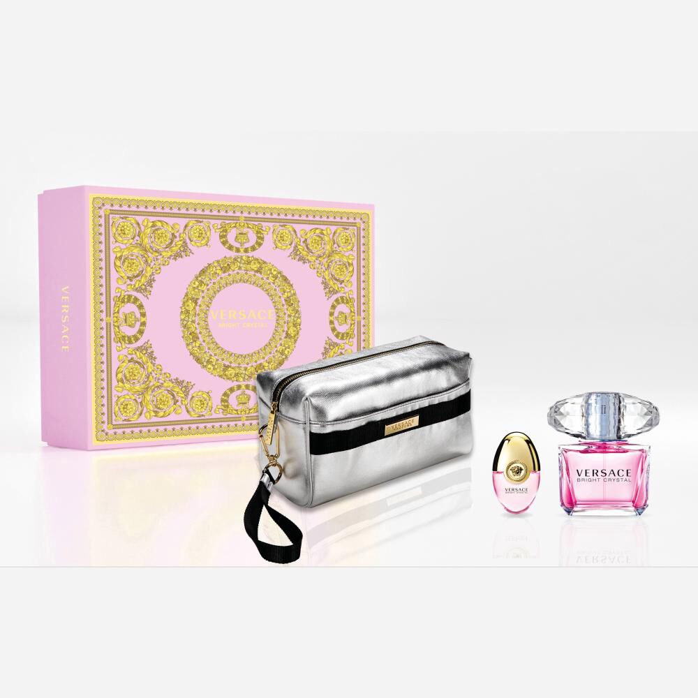 Perfume mujer Bright Crystal + Pefumero + Pouch Versace / 90 Ml / Eau De Toillete image number 0.0