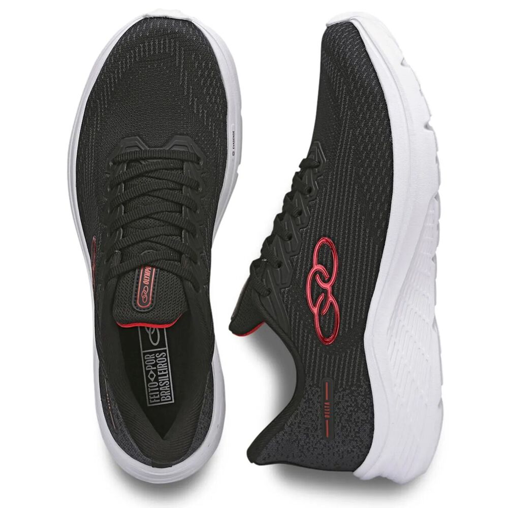 Zapatilla Hombre Delta Negro/rojo Olympikus image number 2.0