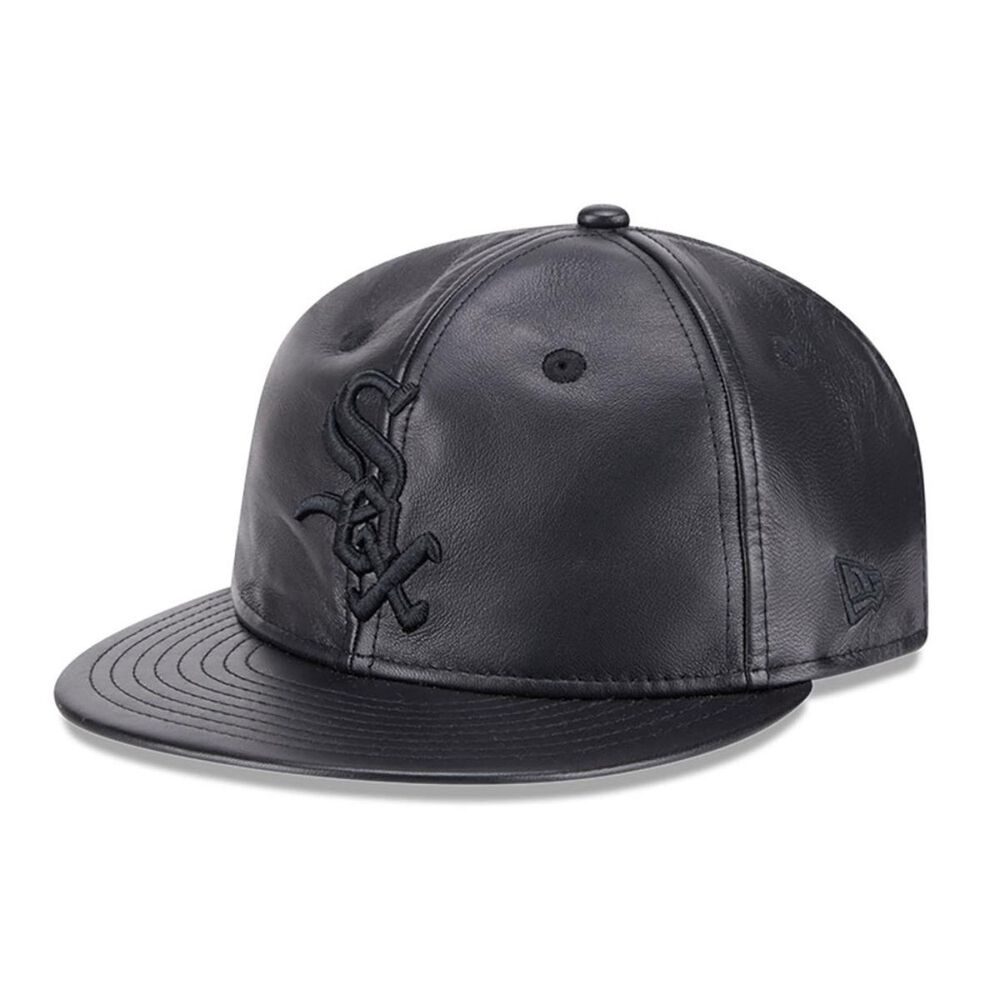 Gorra 9fifty Mlb Chicago White Sox Genuine Leather Black image number 0.0