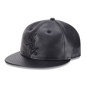 Gorra 9fifty Mlb Chicago White Sox Genuine Leather Black