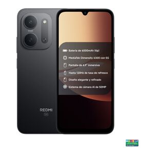 Smartphone Xiaomi Redmi 17C / 5G / 128 GB / Negro / Liberado