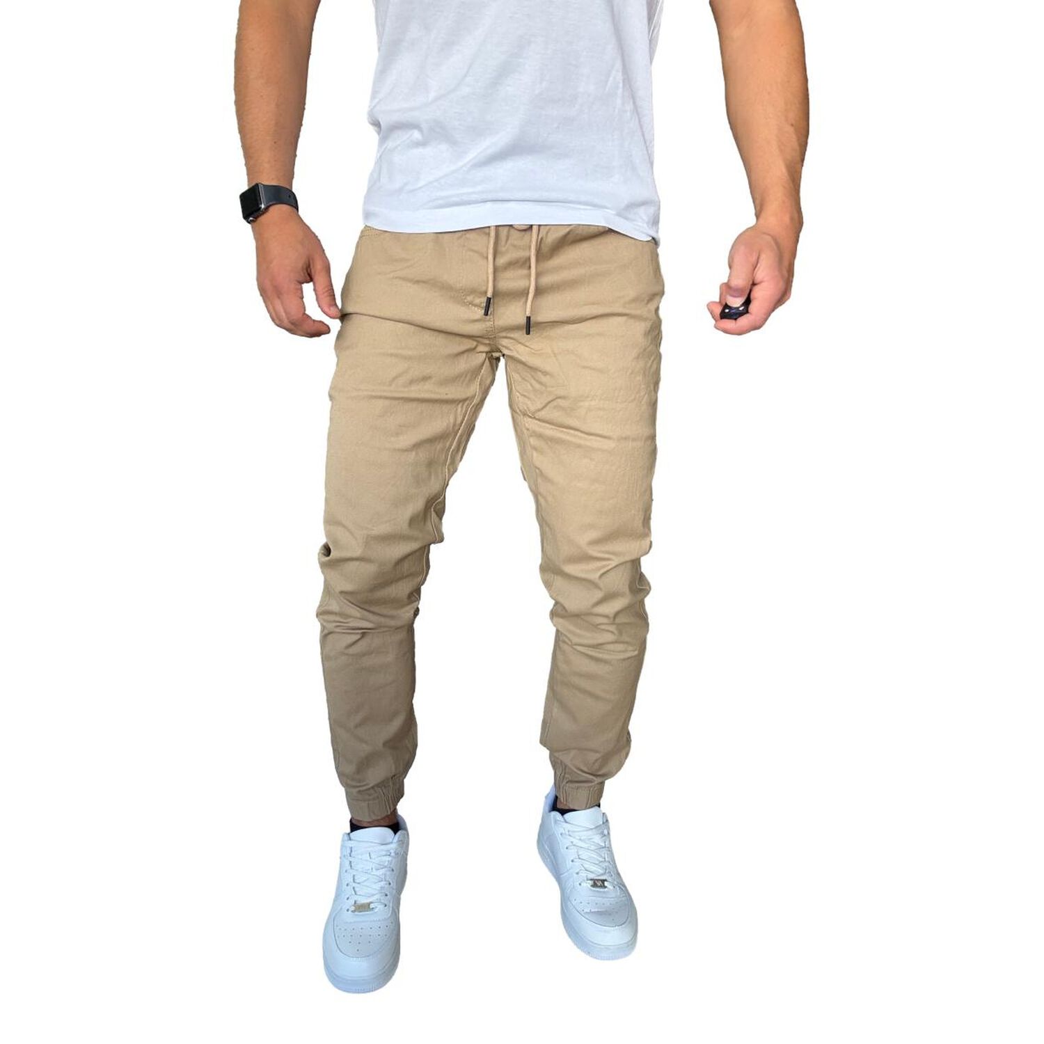 Jogger Mosaico Pantal&oacute;n Slim Fit Elasticado Colores image number 24.0