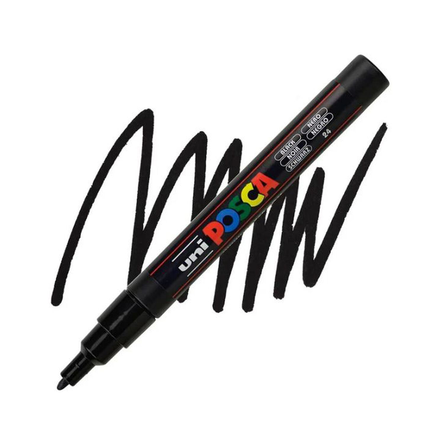 Marcador Acr&iacute;lico Negro 3m Posca image number 0.0