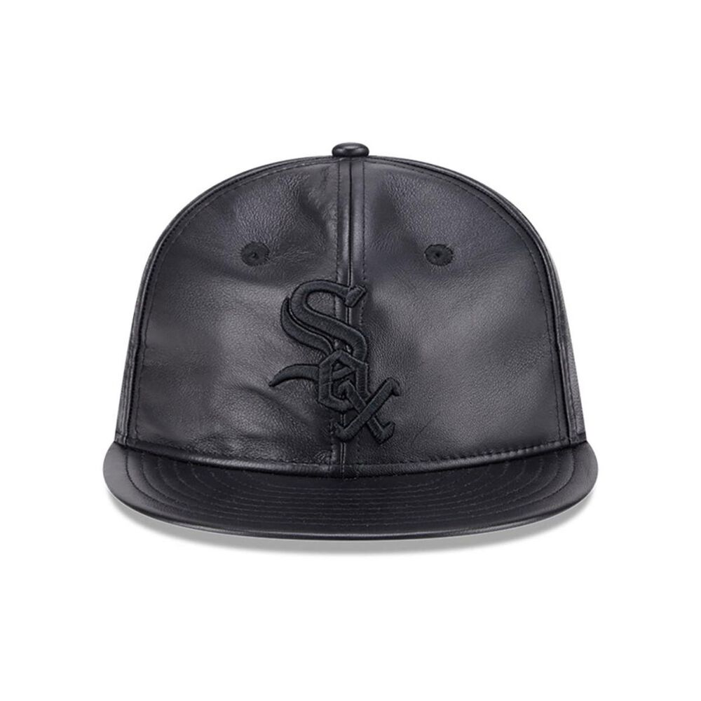 Gorra 9fifty Mlb Chicago White Sox Genuine Leather Black image number 2.0