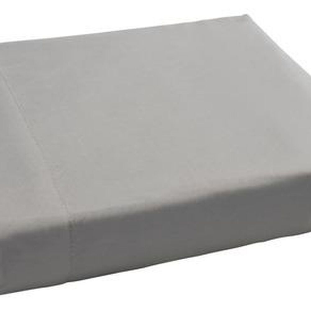 Sabana Andes Microfibra Lisa Gris 2 Plaza image number 1.0
