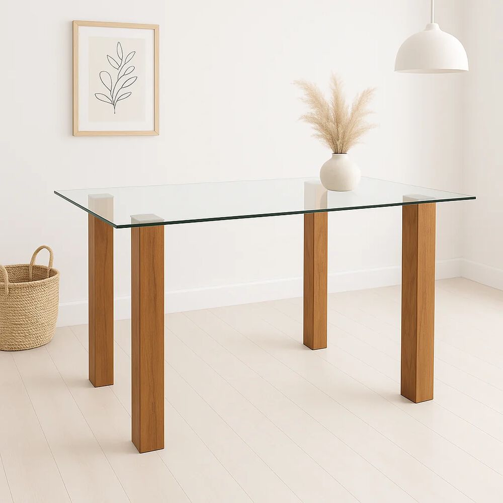 Mesa De Comedor Vidrio Quadra 120x80 image number 1.0