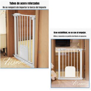 Puerta De Seguridad Expandible Beb&eacute; Door 77-102cm Lubabycas