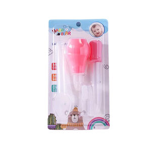 Set Cuidados Bebe Medicina Gotero Cuchara Aspirador Cepillo