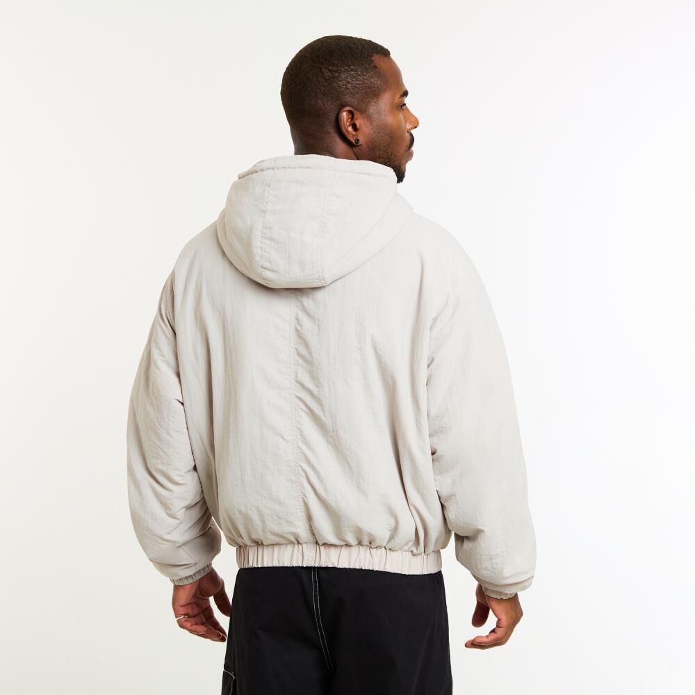 Chaqueta Lisa Regular Cuello Alto Con Capucha Hombre Rolly Go image number 3.0