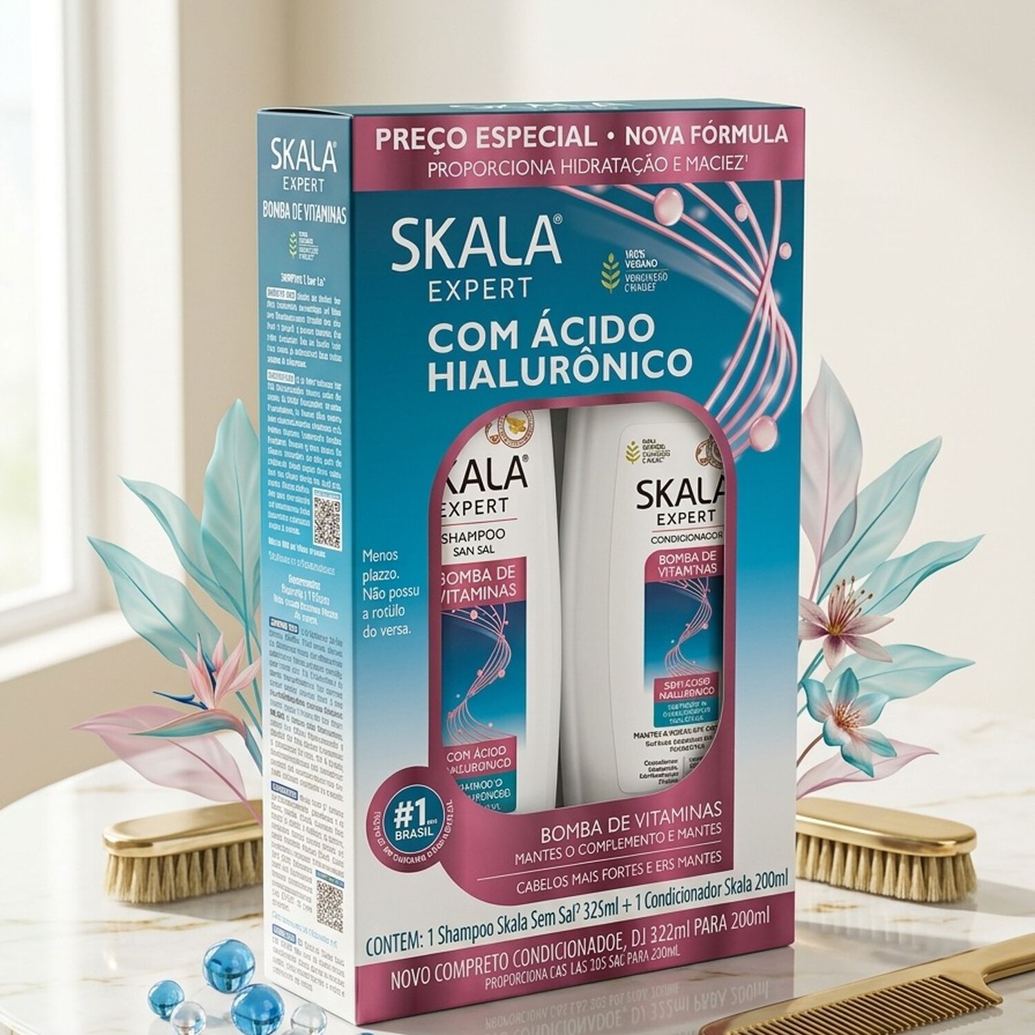 Kit Shampoo Y Acond Bomba De Vitaminas Skala Expert image number 2.0
