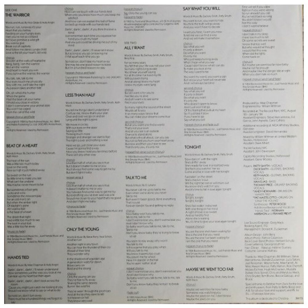 Scandal - The Warrior | Vinilo Usado image number 4.0