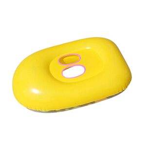 Salvavidas Con Asiento Beb&eacute; Ni&ntilde;o Inflable 65cm Amarillo
