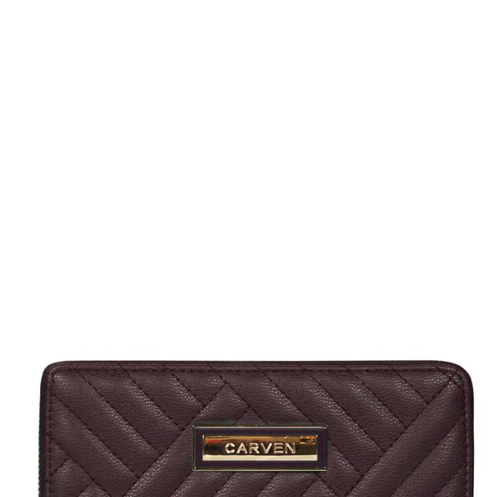 Billetera De Mujer Ava Café Carven image number 0.0