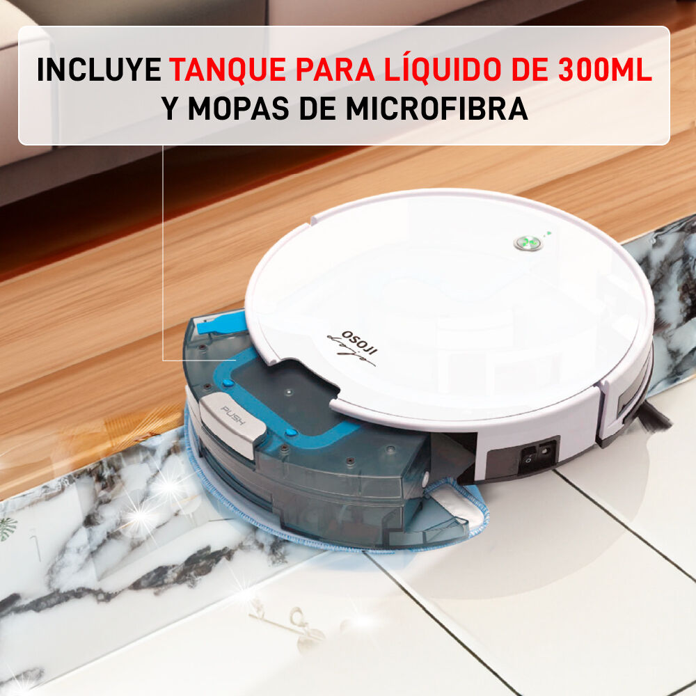Aspiradora Trapeadora Robot Inteligente Silenciosa Osoji Duo D990 Wifi image number 1.0