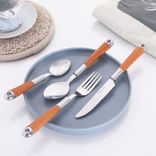 Set 24 Piezas Cubiertos Cuchilleria De Acero Inoxidable