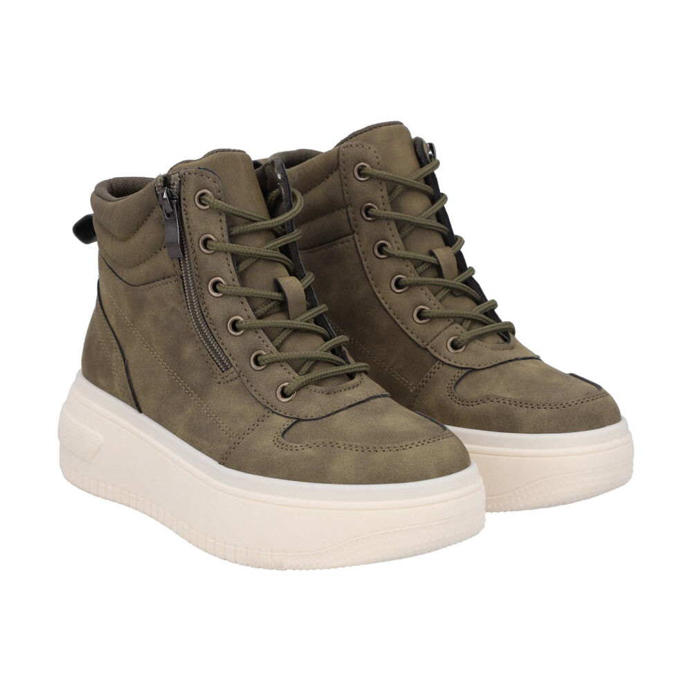 Botin Mujer Verde Plataforma Sole 075 Police image number 3.0