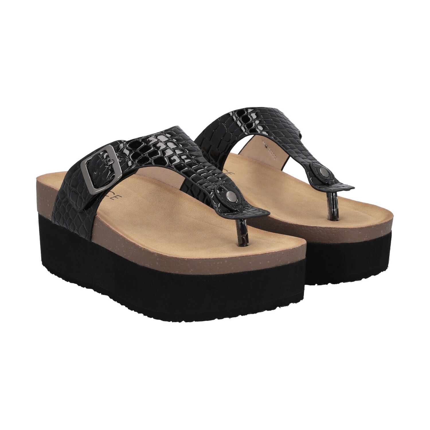 Sandalia Mujer Negro Plataforma Blake Police image number 4.0