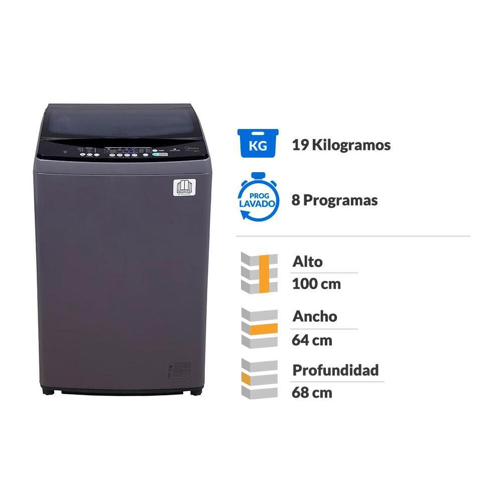 Lavadora Midea MLS-190GC03N / 19 Kg image number 1.0